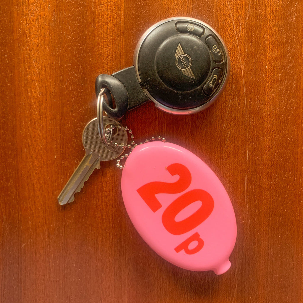 Pink Coin Pouch and keys 